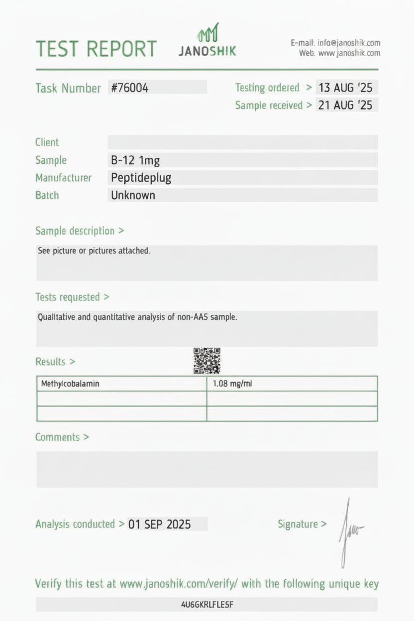 B-12 - PeptidePlug